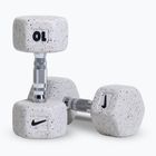 Kurzhanteln Nike Strength Grind Hex Dumbbell 2 x 10 kg wolf grey