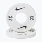 Gewichtszusatz Nike Strength Change Plates 2 x 0,5 kg white/black