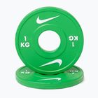 Gewichtszusatz Nike Strength Change Plates 2 x 1 kg green/white