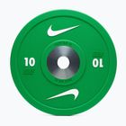 Bumper-Gewichte Nike Strength Pro Urethane Bumper Plates 10 kg green/white