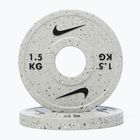 Hantelscheiben Nike Strength Grind Change Plates 2 x 1,5 kg wolf grey