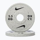 Hantelscheiben Nike Strength Grind Change Plates 2 x 2,5 kg wolf grey