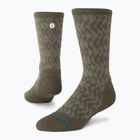 Socken Stance Digzig Light Crew olive