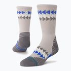 Socken Stance Triad Mid Ribbed Crew grey
