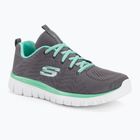 SKECHERS Graceful Get Connected Damen Trainingsschuhe anthrazit/grau