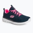 SKECHERS Graceful Get Connected Damen Trainingsschuhe navy/hot pink