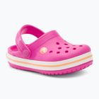 Crocs Kids Crocband Clog rosa/karamellfarbene Flip-Flops