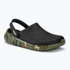 Crocs LiteRide Printed Camo Clog schwarz/multi Flip-Flops