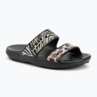 Crocs Classic Animal Remix Slide schwarz/multi Flip-Flops
