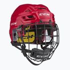 CCM Tacks 210 Combo Hockeyhelm rot