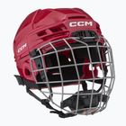 CCM Tacks 70 Combo Hockeyhelm rot