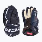 CCM JetSpeed FT6 Pro SR navy/weiß Hockey-Handschuhe
