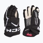 CCM JetSpeed Eishockeyhandschuhe FT680 SR schwarz/weiss