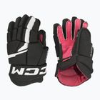 CCM Next YTH Kinder-Hockeyhandschuhe schwarz/weiß