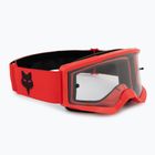 Fox Racing Main Core Jr fluoreszierend rot/klar Kinder Radbrille