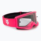 Fox Racing Main Core Jr rosa/klar Kinder Fahrradbrille