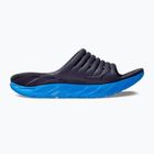 Hoka Ora Recovery Slide Ebenholz/Dresden blau Herren Flip-Flops