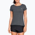 Under Armour Frauen Training T-Shirt HG Armour Pitch grau Licht Heidekraut / Metallic Silber