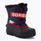 Sorel Snow Commander Kinder-Trekkingstiefel nocturnal/segelrot