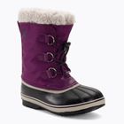 Kinder-Trekking-Stiefel Sorel Yoot Pac Nylon Wp wild iris/dunkle Pflaume