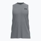 Trainings-T-Shirt Herren Under Armour Left Chest Cut Off Tank steel light heather/black