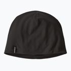 Patagonia Overlook Merinowolle Liner Beanie schwarz