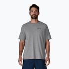 Herren T-Shirt Patagonia P-6 Logo Responsibili-Tee gravel heather