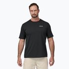 Herren Patagonia P-6 Logo Responsibili-Tee Trekking-T-Shirt schwarz