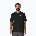 Herren Patagonia P-6 Logo Responsibili-Tee Trekking-T-Shirt schwarz