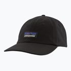 Patagonia P-6 Logo Trucker Kappe schwarz