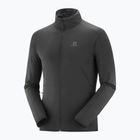 Herren Fleece-Sweatshirt Salomon Outrack Full Zip Mid schwarz LC13692