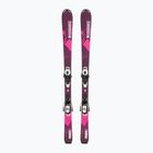 Kinder-Abfahrtsski Salomon Lux Jr M + L6 bordeau/pink