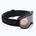 Skibrille Salomon Sense black/flash orange L414841