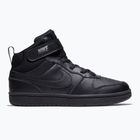 Kinderschuhe Nike Court Borough Mid 2 black/black/black