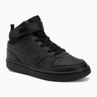 Kinderschuhe Nike Court Borough Mid 2 black/black/black