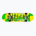 Kreatur Ripped Logo Micro Sk8 klassische Skateboard grün und gelb 122099