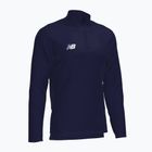 Kinder Fußball Sweatshirt New Balance Training 1/4 Zip gestrickt marineblau NBEJT9035
