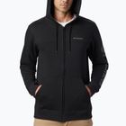 Herren Columbia Logo Fleece Full Zip Fleece-Sweatshirt schwarz 1889164010