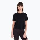 Trekking Shirt Damen icebreaker Merino 150 Tech Lite III SS Crop Tee black