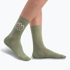 Icebreaker Damen-Trekkingsocken Life Fine Gauge Crew IB Logo Reflections Flechten/Schnee