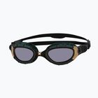 Schwimmbrille Zoggs Predator Flex Titanium Reactor S black/ gold/ reactor titanium