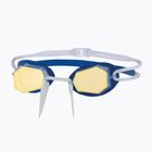 Zoggs Diamond Titanium blau/weiß/spiegelvergoldet Schwimmbrille