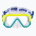 Mares Keewee Junior Kindertauchmaske gelb / aqua / klar