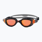 Schwimmbrille Zoggs Predator Flex Titanium grey/ black/ mirror orange