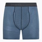 Patagonia Herren Essential Boxer Briefs 6" Fathom Stripe/New Navy