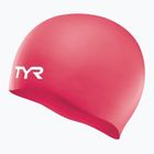 Schwimmkappe TYR Wrinkle Free Silicone coral