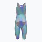 Damen-Einteiler Badeanzug TYR Avictor Luminins Closed Back elec lime