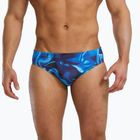 Herren-Badehose TYR Durafast Elite Waveform Brief blue