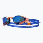 Schwimmbrille TYR Tracer-X RZR Mirrored blue/orange