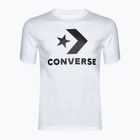 Converse Go-To Star Chevron Logo Standard-Fit-T-Shirt 10025458-A303 weiß